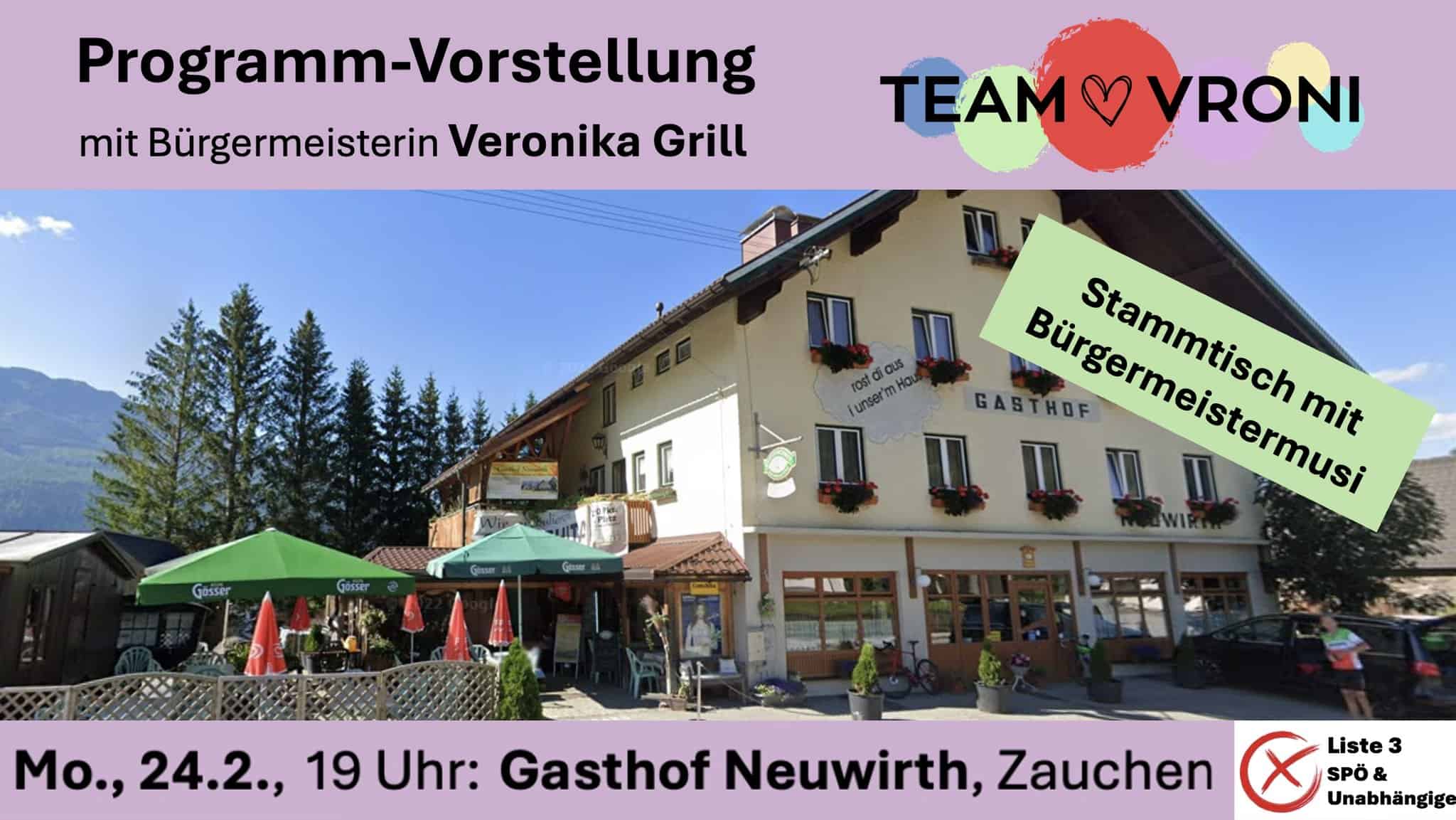 Stammtisch Gasthof Neuwirth